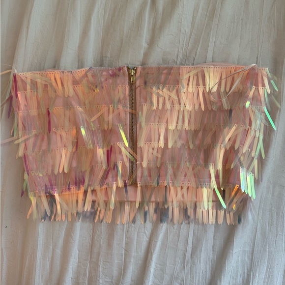 Pink sequin top - Picture 2 of 3